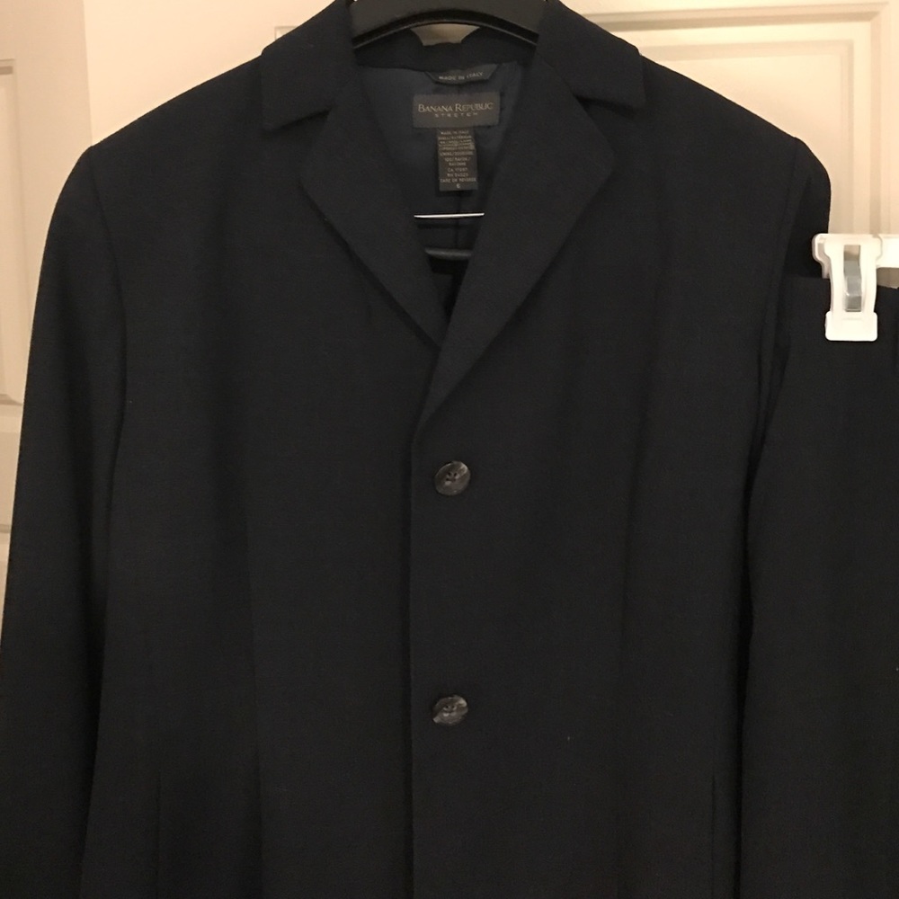 Vintage 90s BR Stretch wool suit jacket